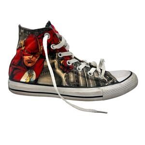 Converse Chuck Taylor All Star DC Comics The Flash Men's 6 Women's 8 High Top